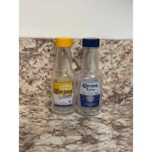 Corona Miniature Salt & Pepper Shaker Set - 2oz Replica Salt and Pepper Shakers